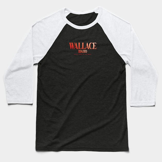 Wallace Baseball T-Shirt by zicococ